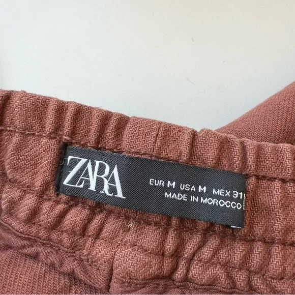 Zara Loose-Cut Cotton Trousers